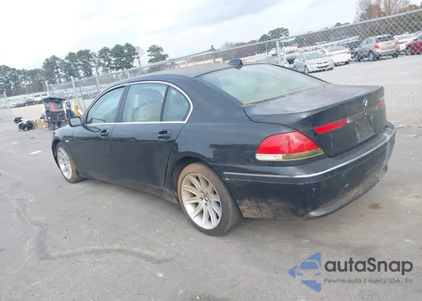 2003 BMW 745Li from USA, damaged, VIN WBAGN63433DS43703